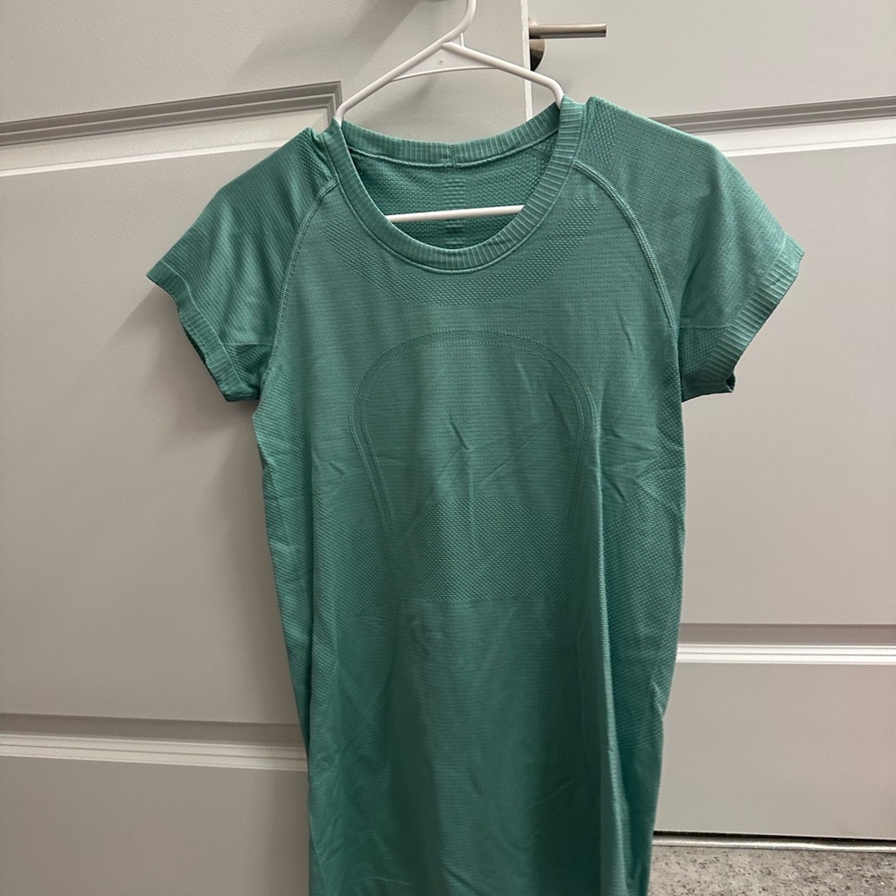 lululemon Teal Short Sleeve swiftly tech